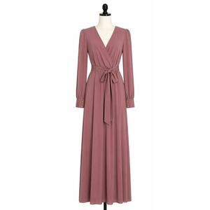 NWOT Baltic Born Mauve Lydia Maxi Dress Size XS Boho Cottage Feminine Soft Girl